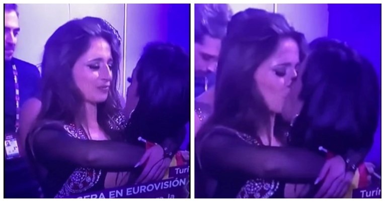 Španjolska predstavnica ljubila djevojku u usta tijekom proglašenja pobjednika