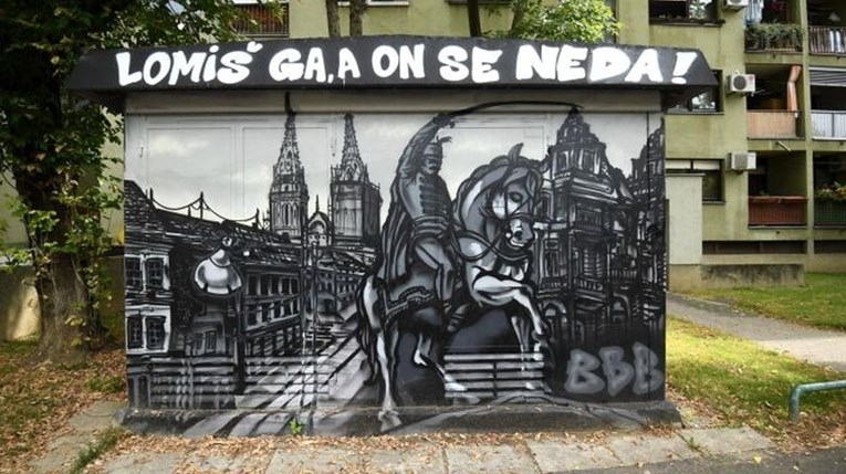 Na Jarunu osvanuo dirljiv grafit posvećen potresu u Zagrebu, autori su BBB