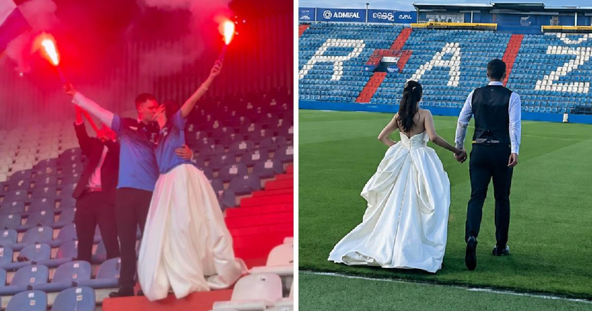 Mladenka je imala neobičnu želju za vjenčanje, NK Varaždin odmah joj ju je ispunio