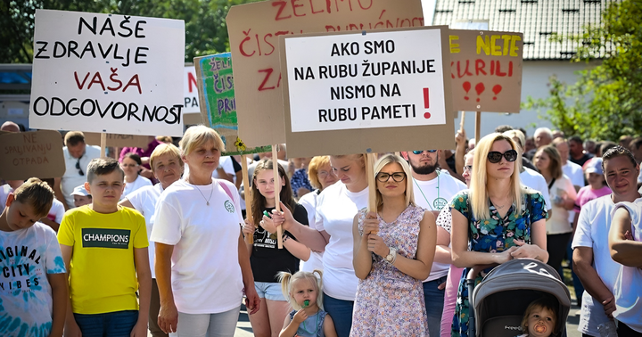 Kod Novog Marofa prosvjed protiv pogona za spaljivanje smeća