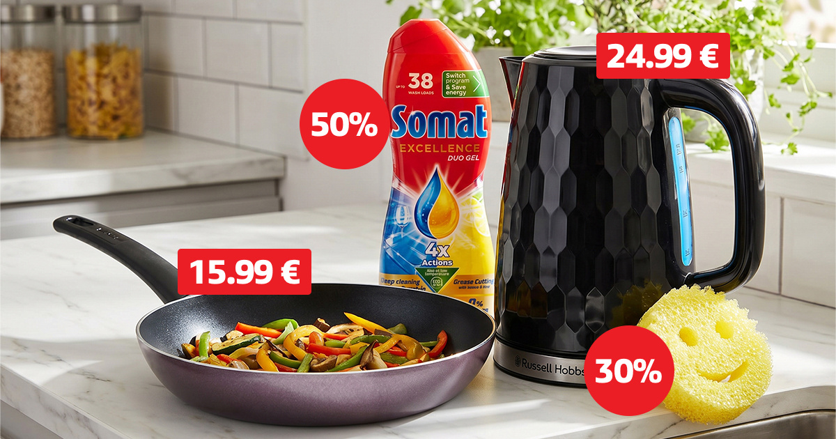 Tave, posuđe i kućanski dodaci na akciji, ušteda je veća od 50%
