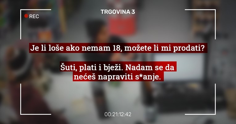 VIDEO Snimili smo maloljetnika kako bez problema kupuje alkohol po dućanima