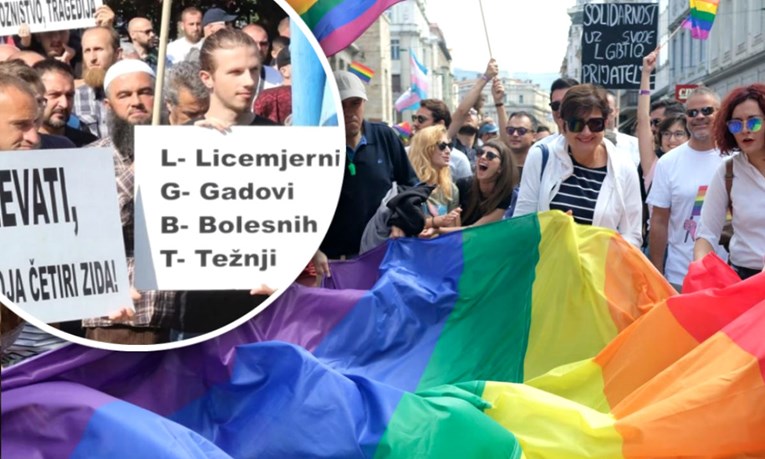 Preko 1500 ljudi na Paradi ponosa u Sarajevu, homofobi vikali "Allahu Akbar"