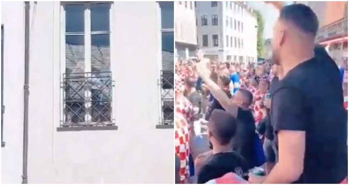 Cura se pojavila na prozoru u centru Kopenhagena, Hrvati joj zapjevali: "Izađi mala"