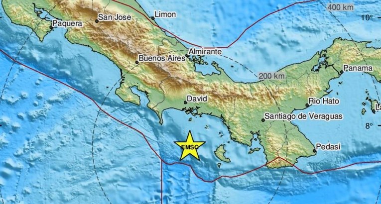 Snažan potres u Panami magnitude 6.5