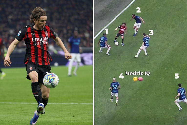Modrić protiv petorice iz Intera. Serie A divi se onome što se dogodilo u sekundi