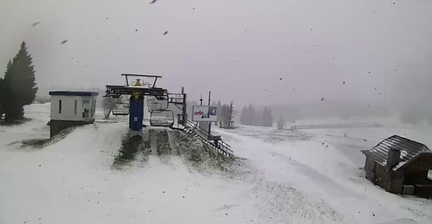 VIDEO Nevrijeme u Sloveniji, jaki udari vjetra, tuča i snijeg
