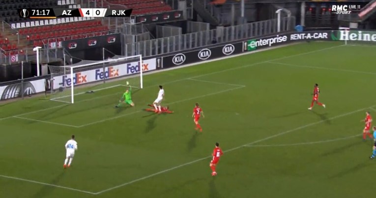 Pogledajte golove u 4:1 porazu Rijeke na gostovanju kod AZ Alkmaara