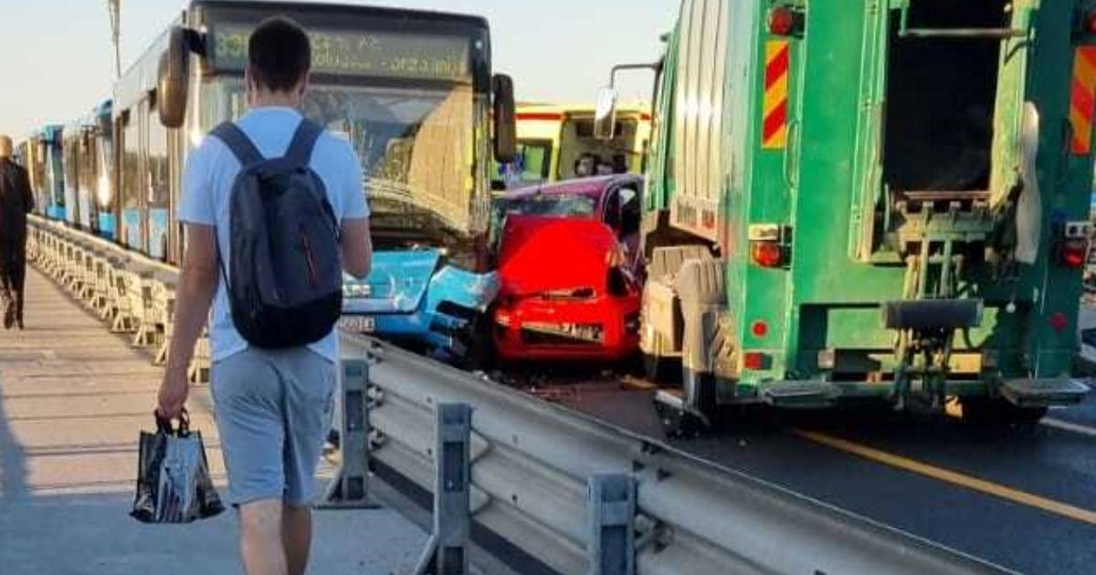 Novi detalji prometne na mostu: Vozač zgnječenog auta bio je mrtav pijan