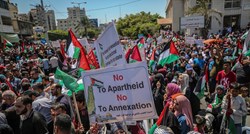 VIDEO Deseci tisuća Palestinaca u Gazi prosvjeduju protiv izraelske aneksije