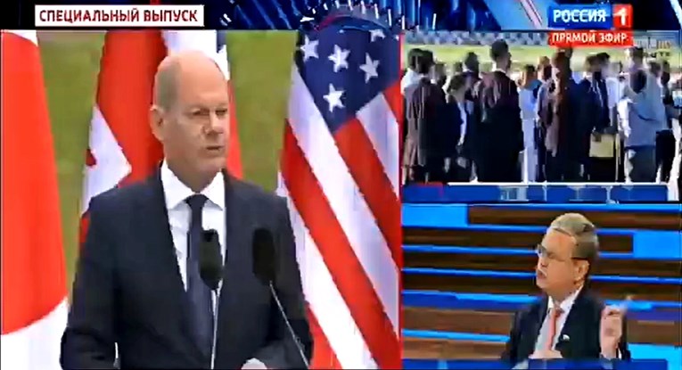 Ruski zastupnik na Putinovoj TV: Njemački kancelar Scholz totalno imitira Hitlera