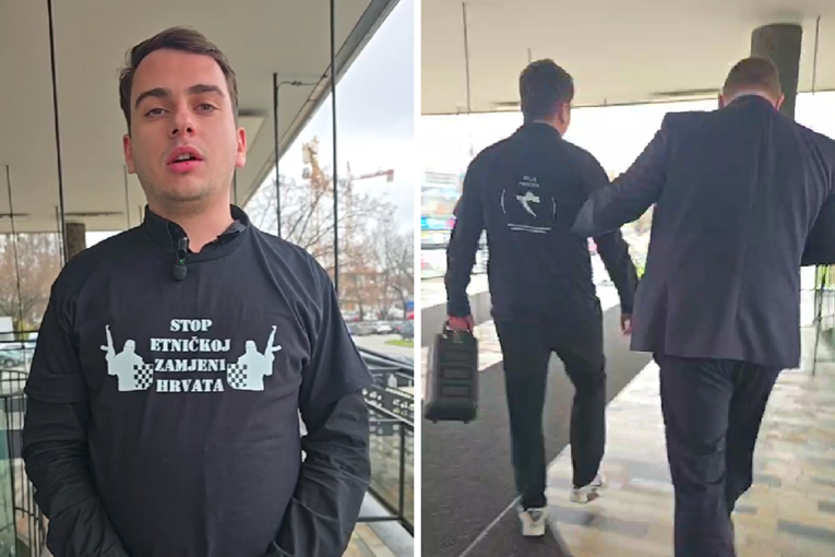 VIDEO Upao u zagrebačko Gradsko poglavarstvo i pustio "Bojnu Čavoglave"