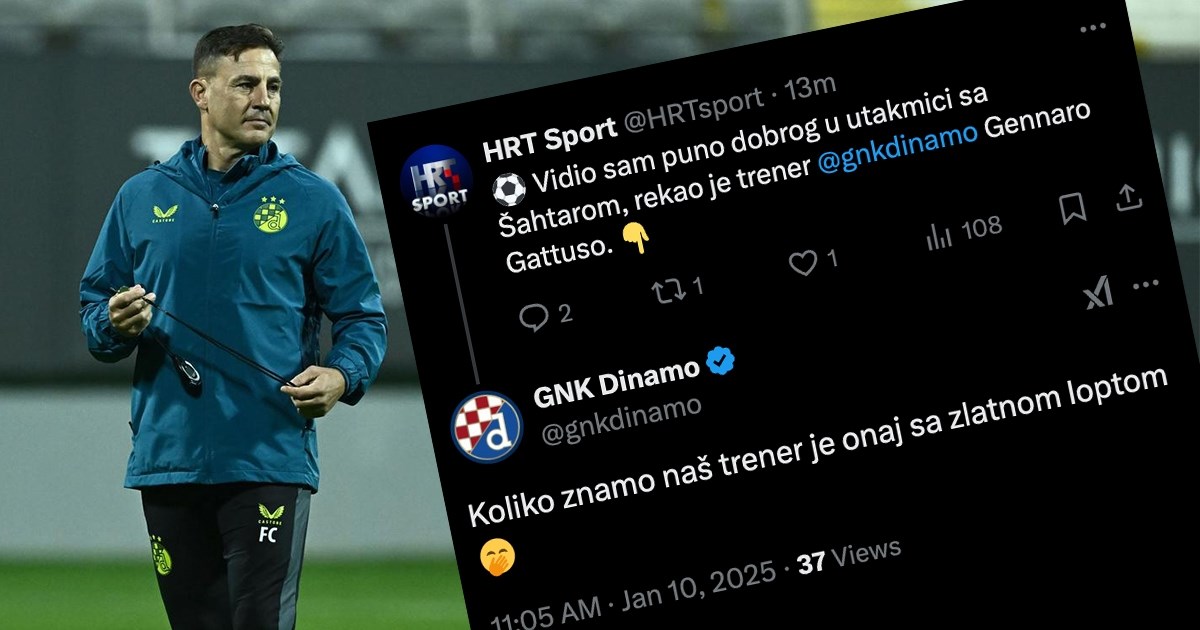 HRT napisao da je Gattuso trener Dinama. Zagrebački klub odgovorio