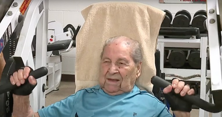100-godišnjak pet puta tjedno trenira u teretani: "Tjelovježba je bolja od lijekova"