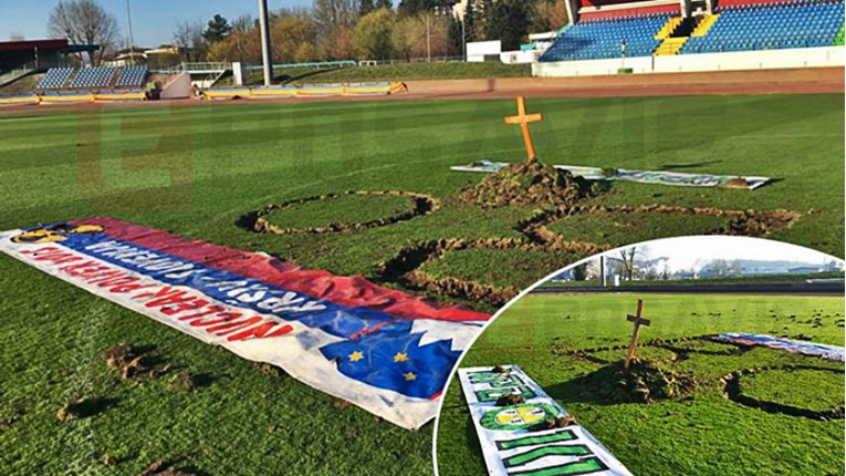 Netko je iskopao grob na igralištu slovenskog prvoligaša