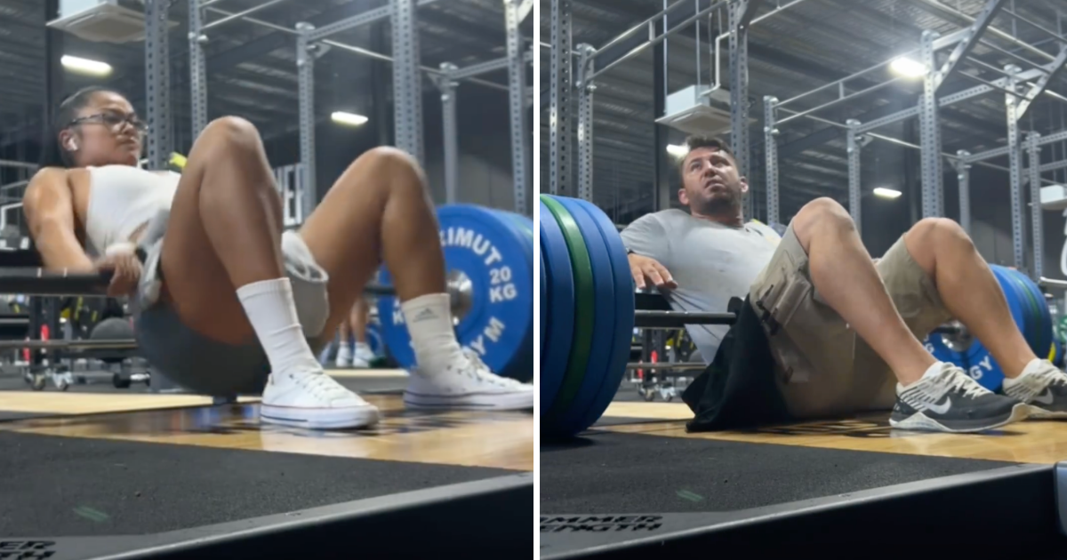 Tip pokušao kopirati ženu koja diže 200 kilograma pa se osramotio