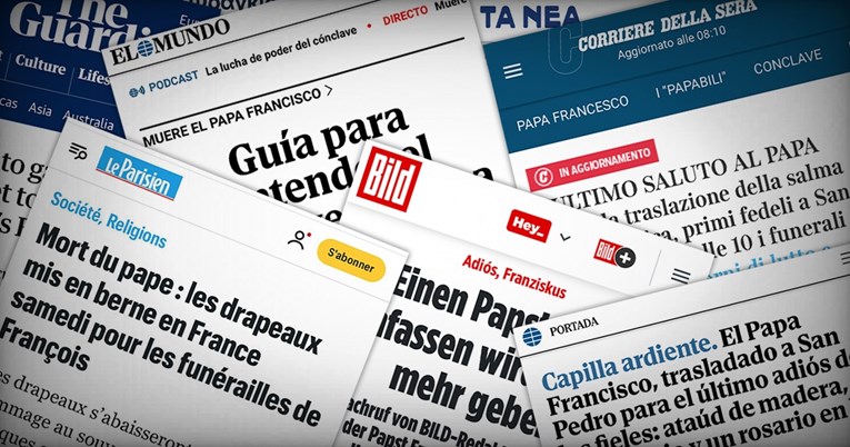 Europske novine odaju počast Papi: "Zbogom Franjo, hrabri Papa"
