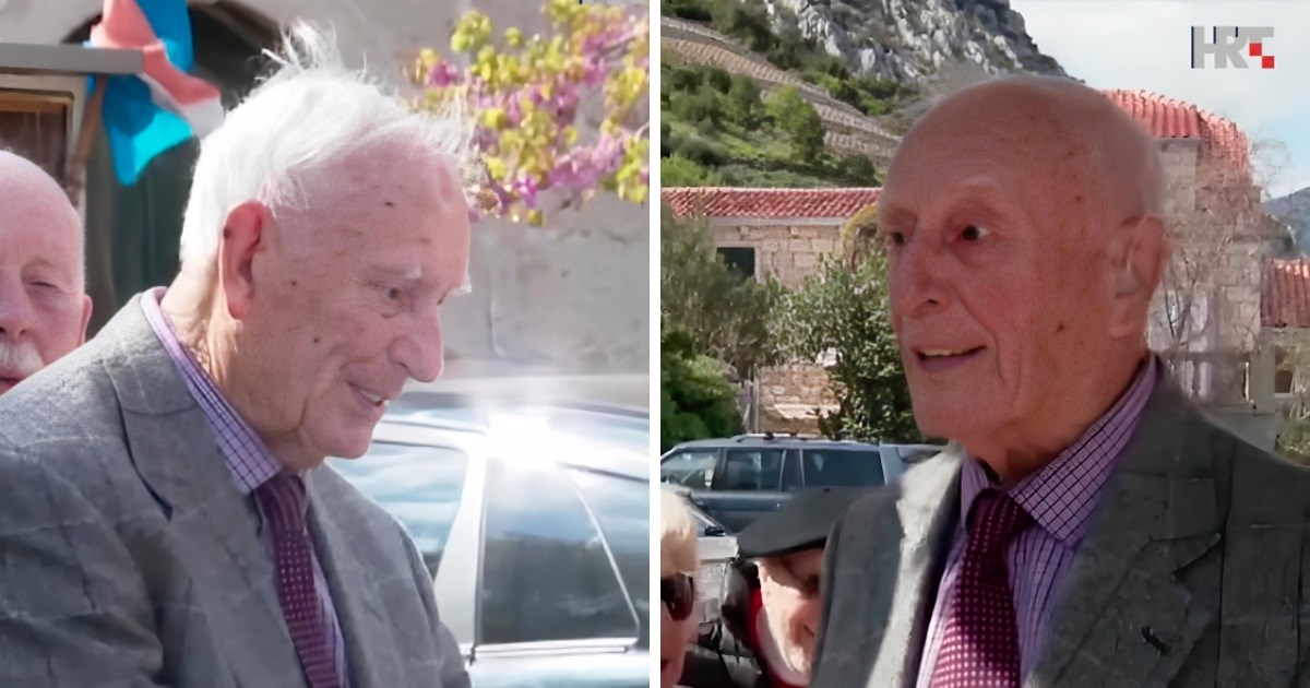 VIDEO Profesor s Pelješca proslavio stoti rođendan, još uvijek ide na pecanje i kuha