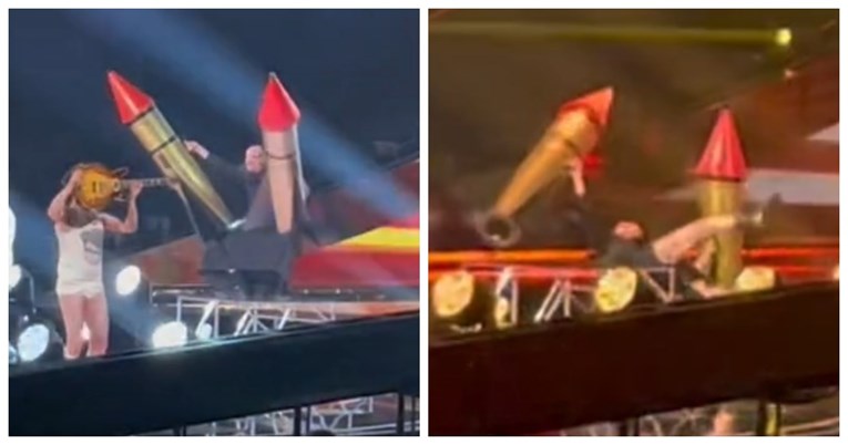 Širi se video nezgode tijekom probe Leta 3 na Eurosongu, Njinle pao s pozornice
