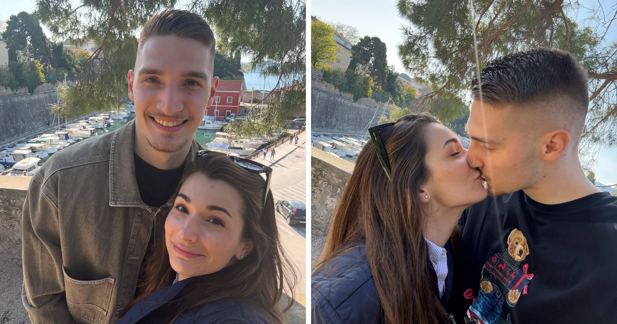 Dominik Kuzmanović na Instagramu objavio fotku poljupca s djevojkom Kim