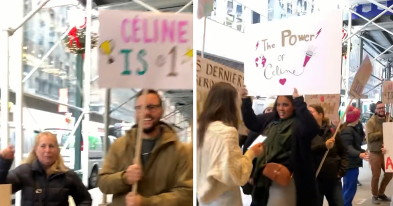 Prosvjed ispred ureda Rolling Stonea zbog liste najboljih pjevača: "Pravda za Celine"