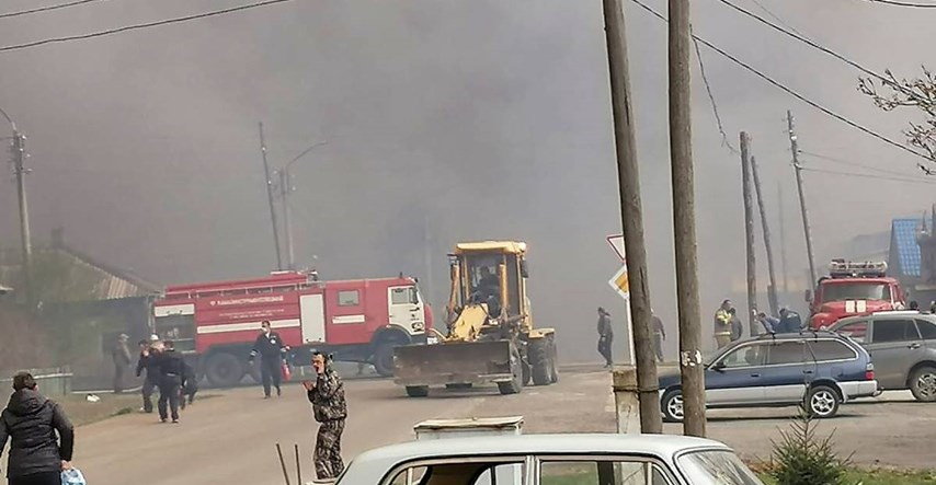 Eksplozija vojnog skladišta baruta u Rusiji, najmanje jedan mrtav i više ozlijeđenih