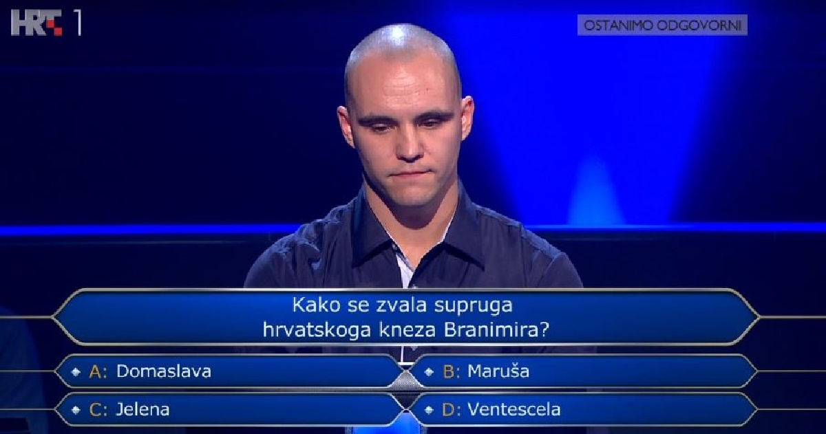 Tomislav u Milijunašu otvorio pitanje za pola milijuna, znate li vi odgovor?