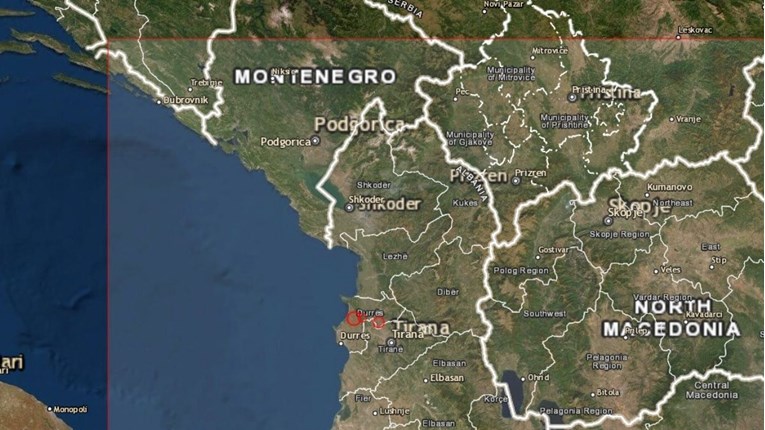 Ponovno potres u Albaniji, osjetio se i u Dubrovniku