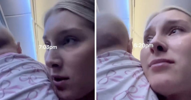 28 mil. pregleda: Mama snimila bebu koja je tri sata plakala u avionu, ljudi negoduju