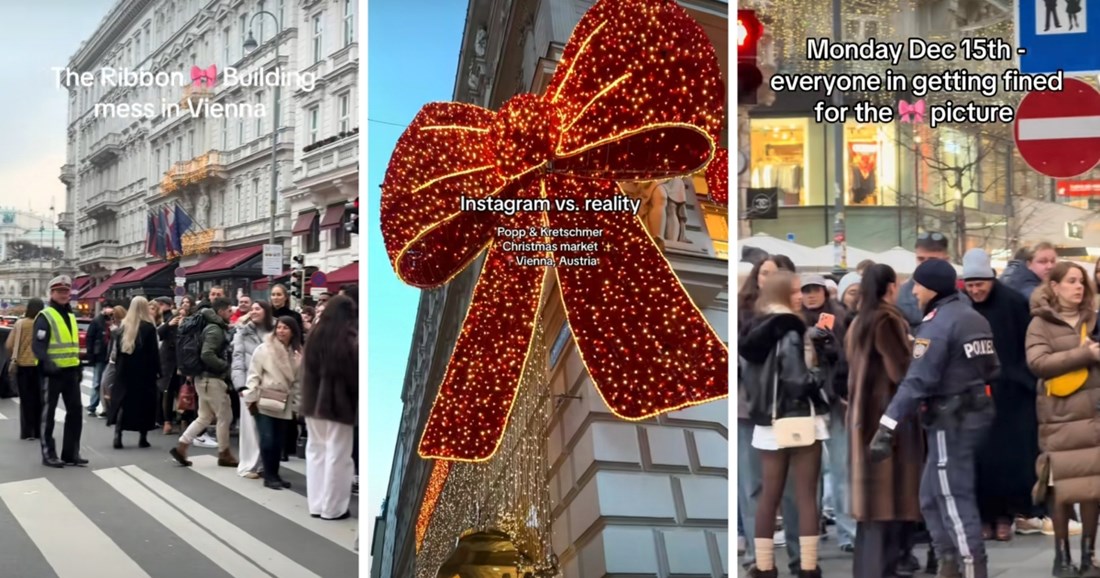 Instagram ludnica u Beču: Zbog crvene mašne nastaju redovi i blokira se promet