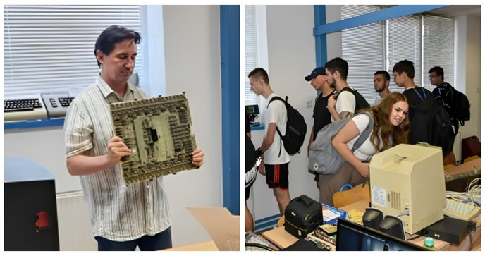 FOTO Pokazao hrvatskim srednjoškolcima stara računala, evo kako su reagirali