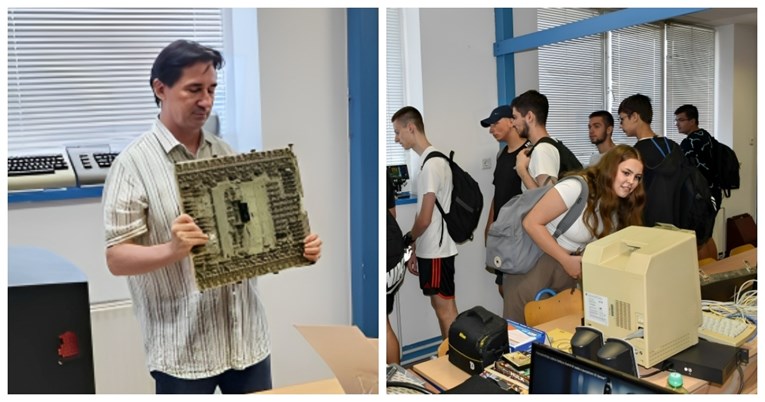 Pokazao hrvatskim srednjoškolcima stara računala: "Bili su iznenađeni i zbunjeni"