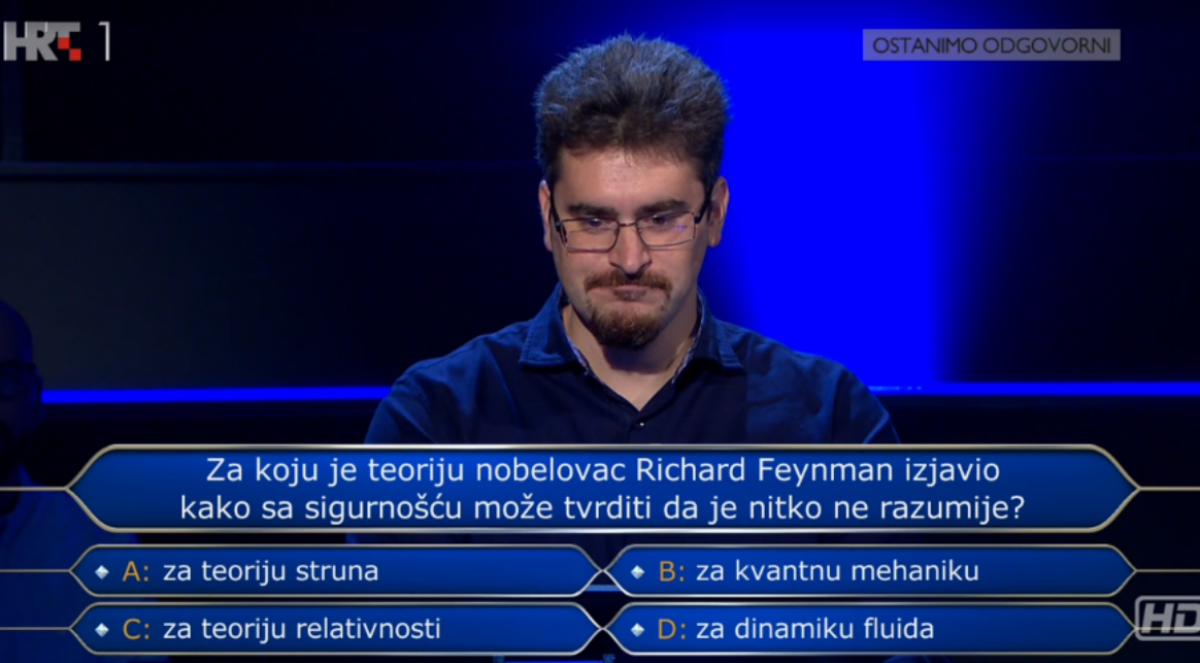 Marko pao na pitanju za 250.000 kuna, odgovor je mogao čuti u emisiji poznatog Hrvata