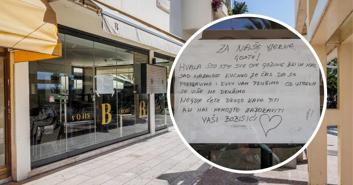 Dirljiva poruka rastužila Splićane: "Od utorka se više ne družimo"