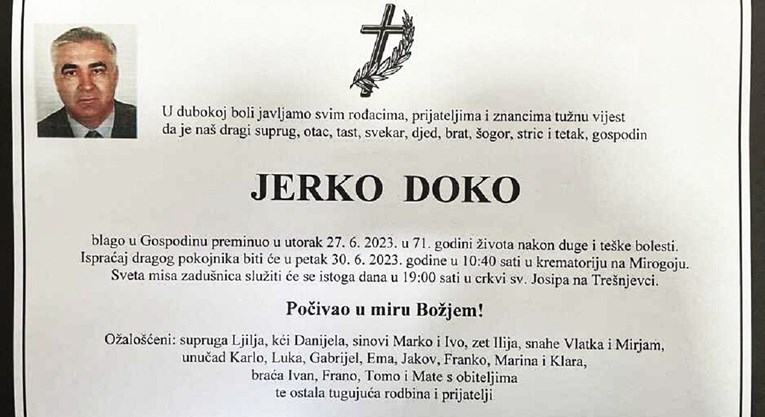 U Zagrebu preminuo prvi ministar obrane BiH
