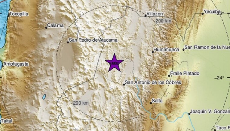 Potres jačine 6.4 u Argentini: "Bio je toliko jak da mi je cigla pala na auto"