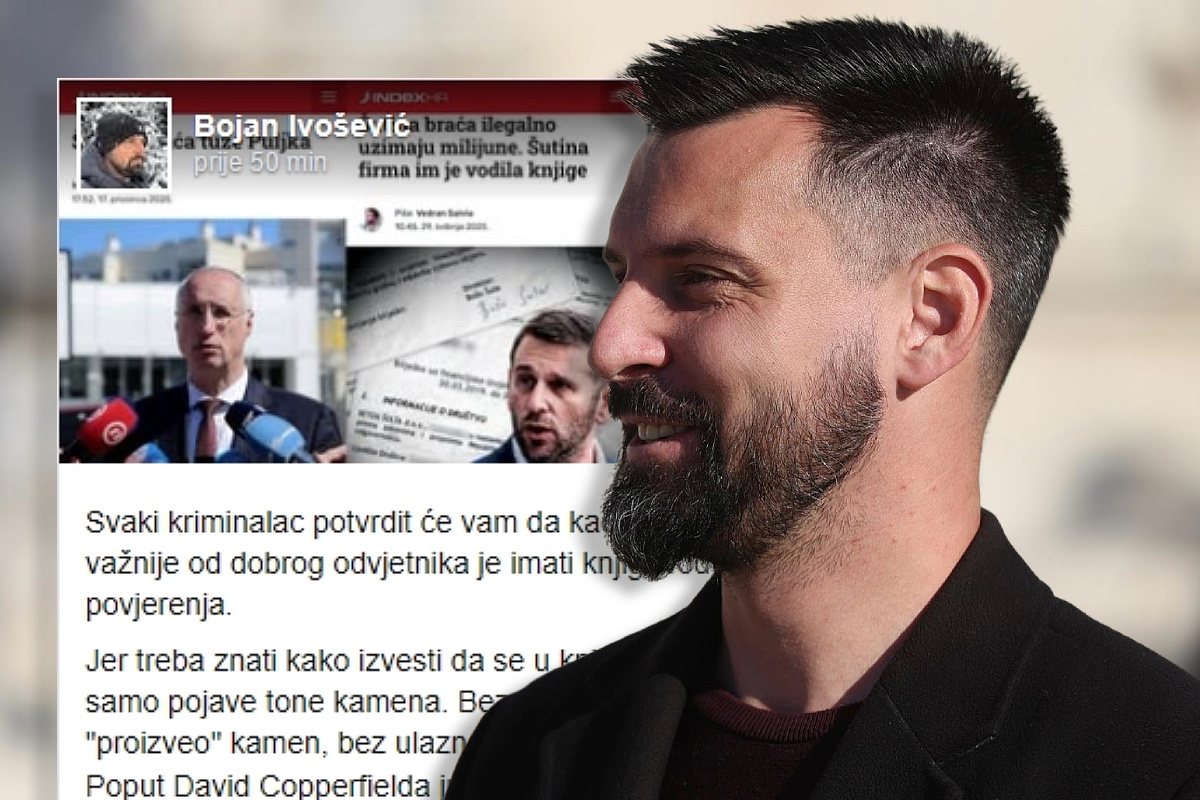Ivošević o Šuti: Svaki kriminalac zna da je od odvjetnika važniji samo knjigovođa