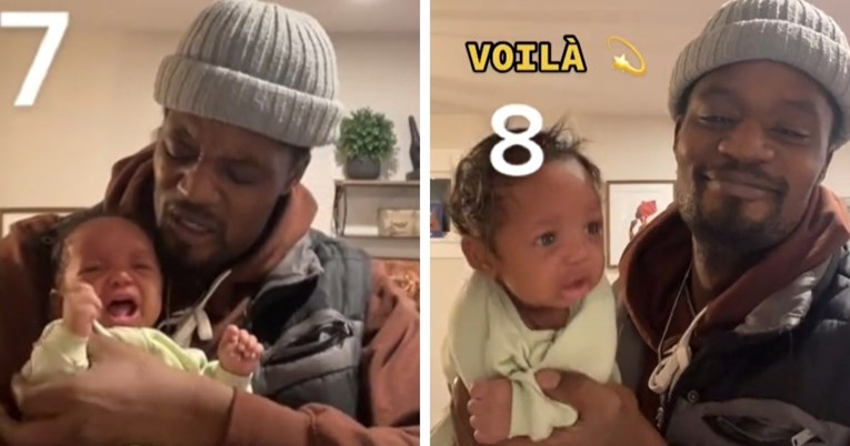 Tata u viralnom videu pokazao kako umiriti uplakanu bebu za 18 sekundi