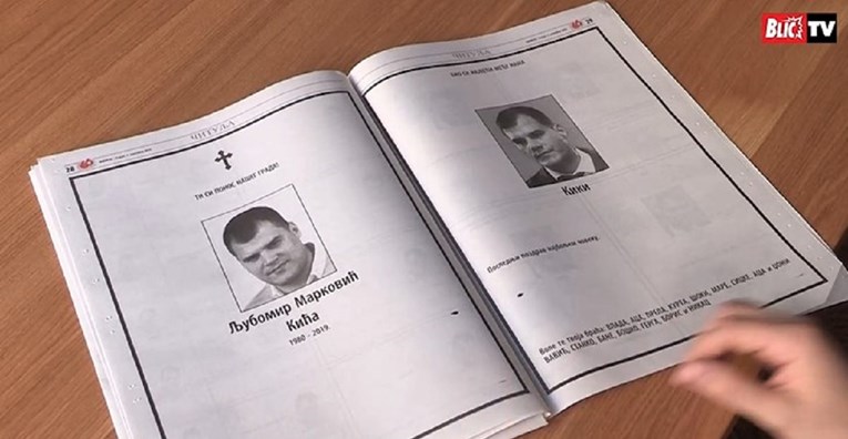 Od ubijenog vođe Grobara kriminalci i ubojice se oprostili na 10 stranica novina