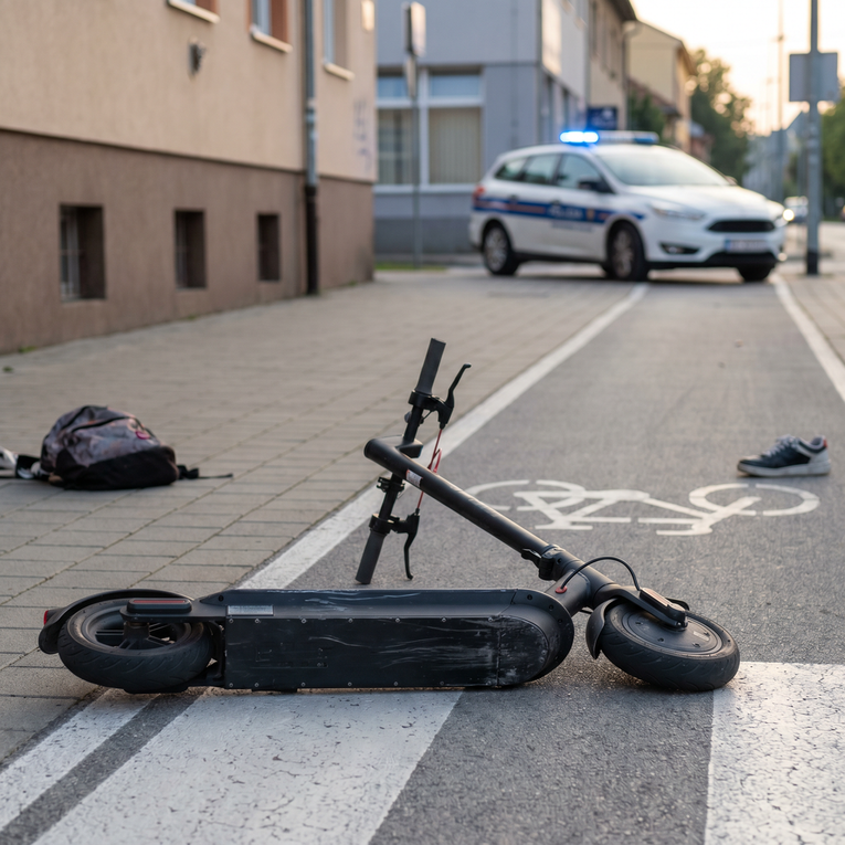 Maloljetnik bez kacige pao s romobila u Karlovcu. Teško je ozlijeđen