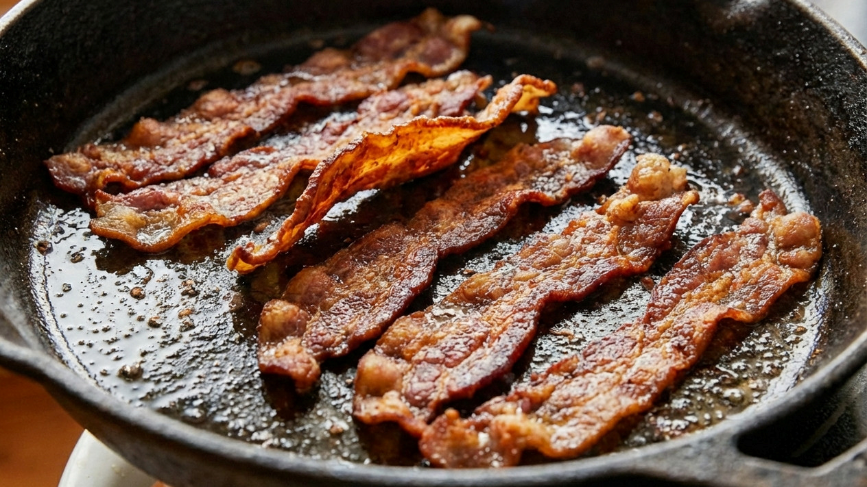 Sljedeći put kad pečete slaninu, dodajte ovo u tavu. Bit će najhrskavija
