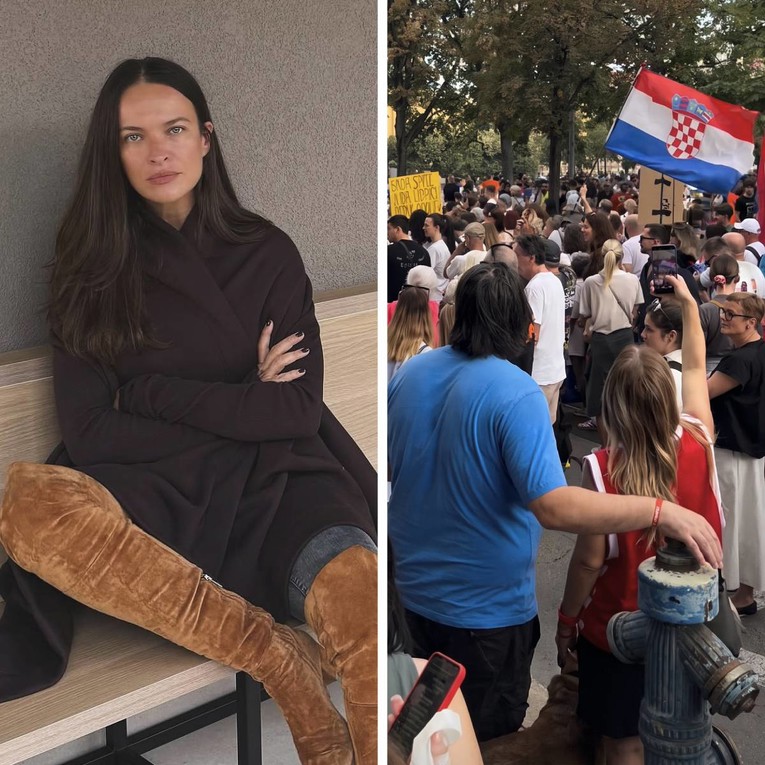 Ljupka Gojić Mikić stigla na prosvjed za Liku, pokazala atmosferu iz Zagreba