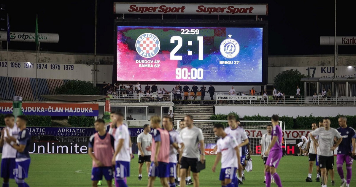 Hajdukove europske utakmice mogu se gledati samo na HDTV-u
