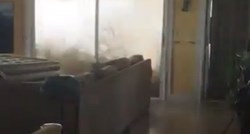 VIDEO Uragan potopio drugi kat kuće, pogledajte snimku