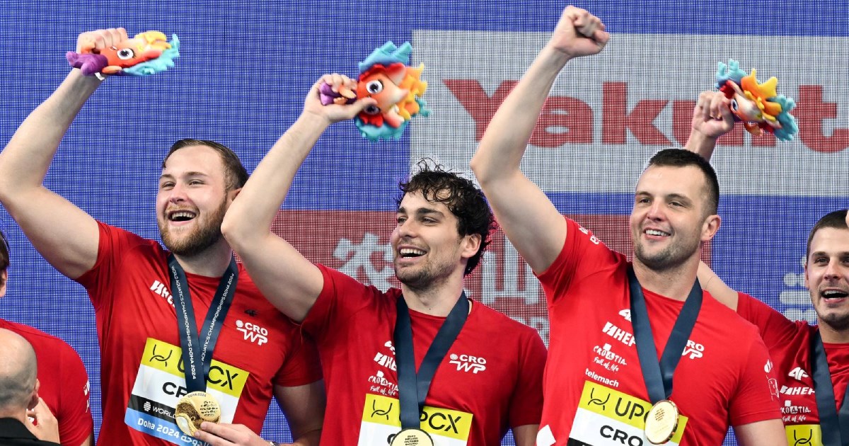 Evo s koliko će novca vlada nagraditi hrvatske vaterpoliste