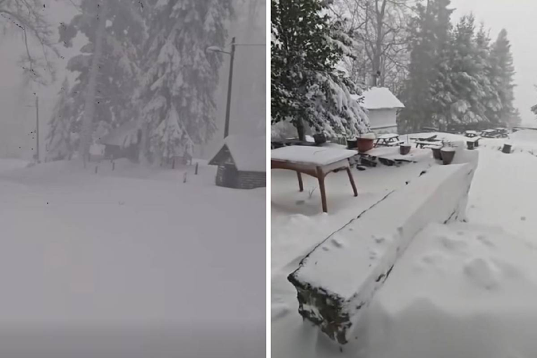 VIDEO Snježna mećava na Sljemenu. Ljudi odsječeni, nemaju struje ni grijanja