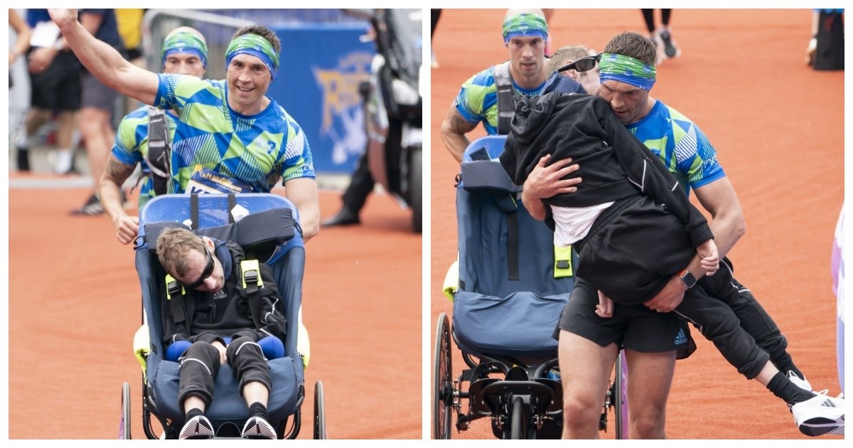 Otrčao maraton gurajući prijatelja u kolicima pa ga u rukama prenio preko cilja