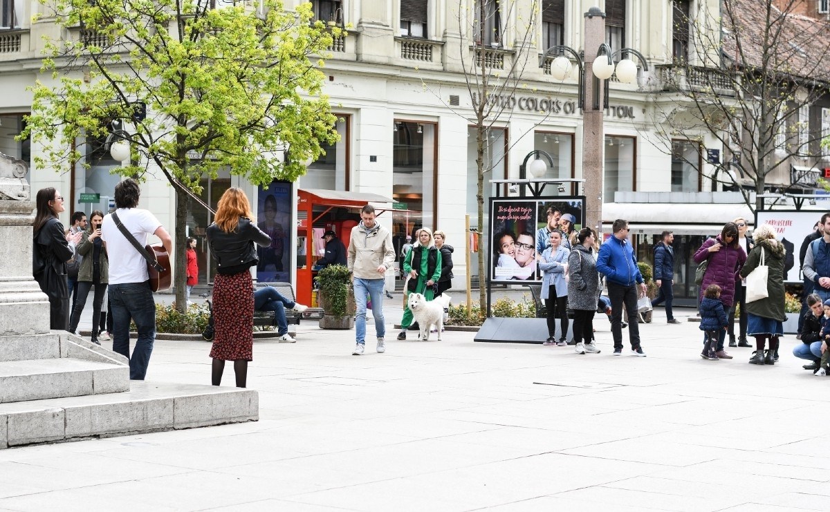 Zagrepčane iznenadilo koga vide na Cvjetnom trgu u nedjelju, prolaznici se okupili