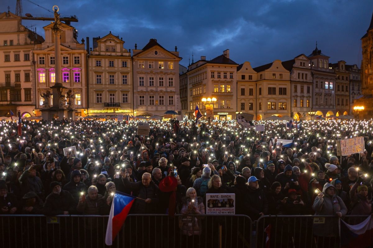 Česi i Slovaci prosvjedovali na obljetnicu Baršunaste revolucije