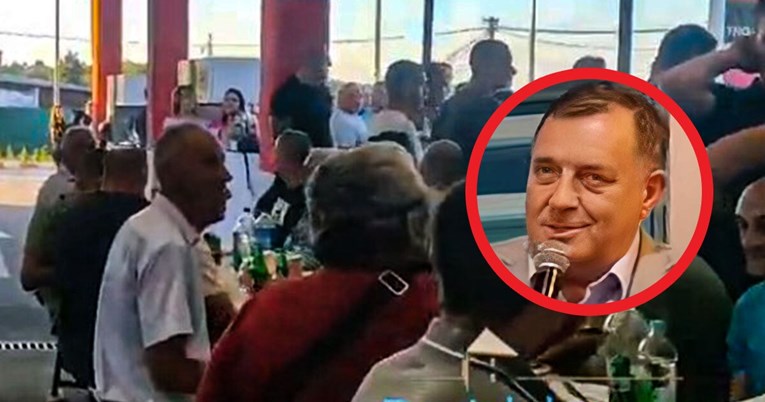 VIDEO Dodik i 7 popova otvorili benzinsku. Stavili stolove, na ražnju se vrtio bik